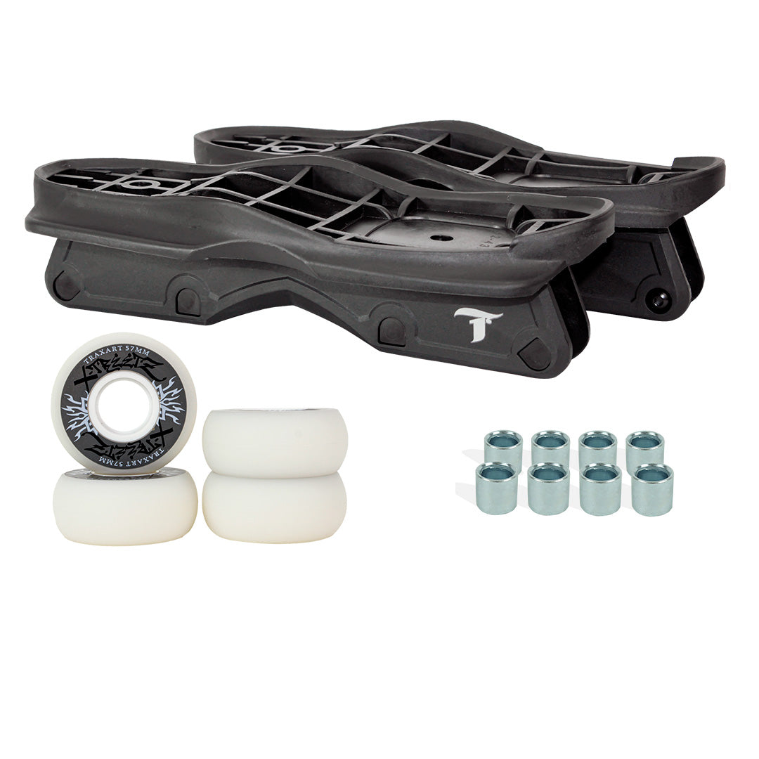 Base e Plate com Rodas X-Treetz 57mm