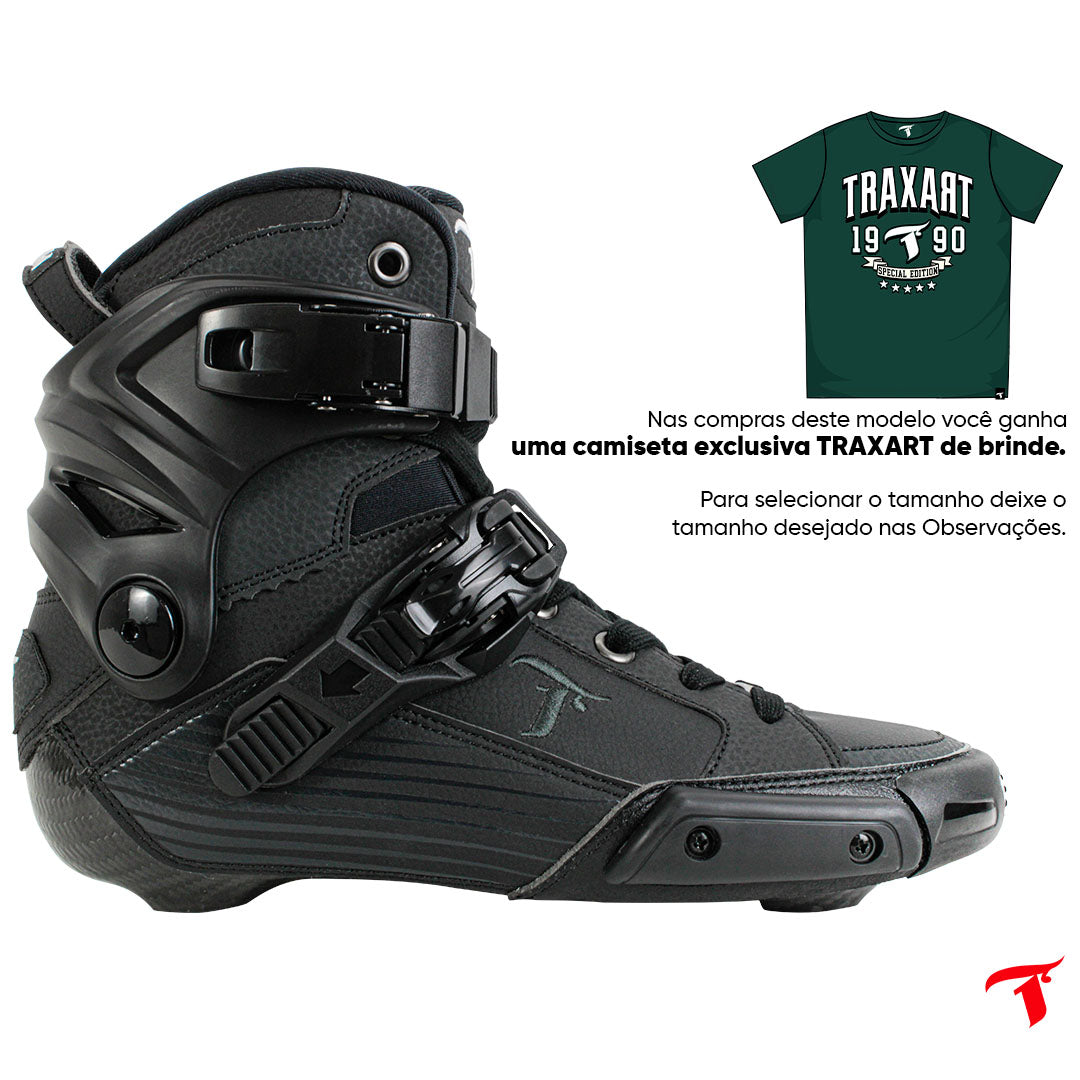 Bota Freestyle Traxart Kustom Carbono Preto