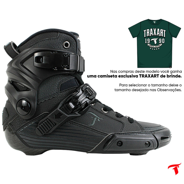 Bota Freestyle Traxart Kustom Carbono Preto