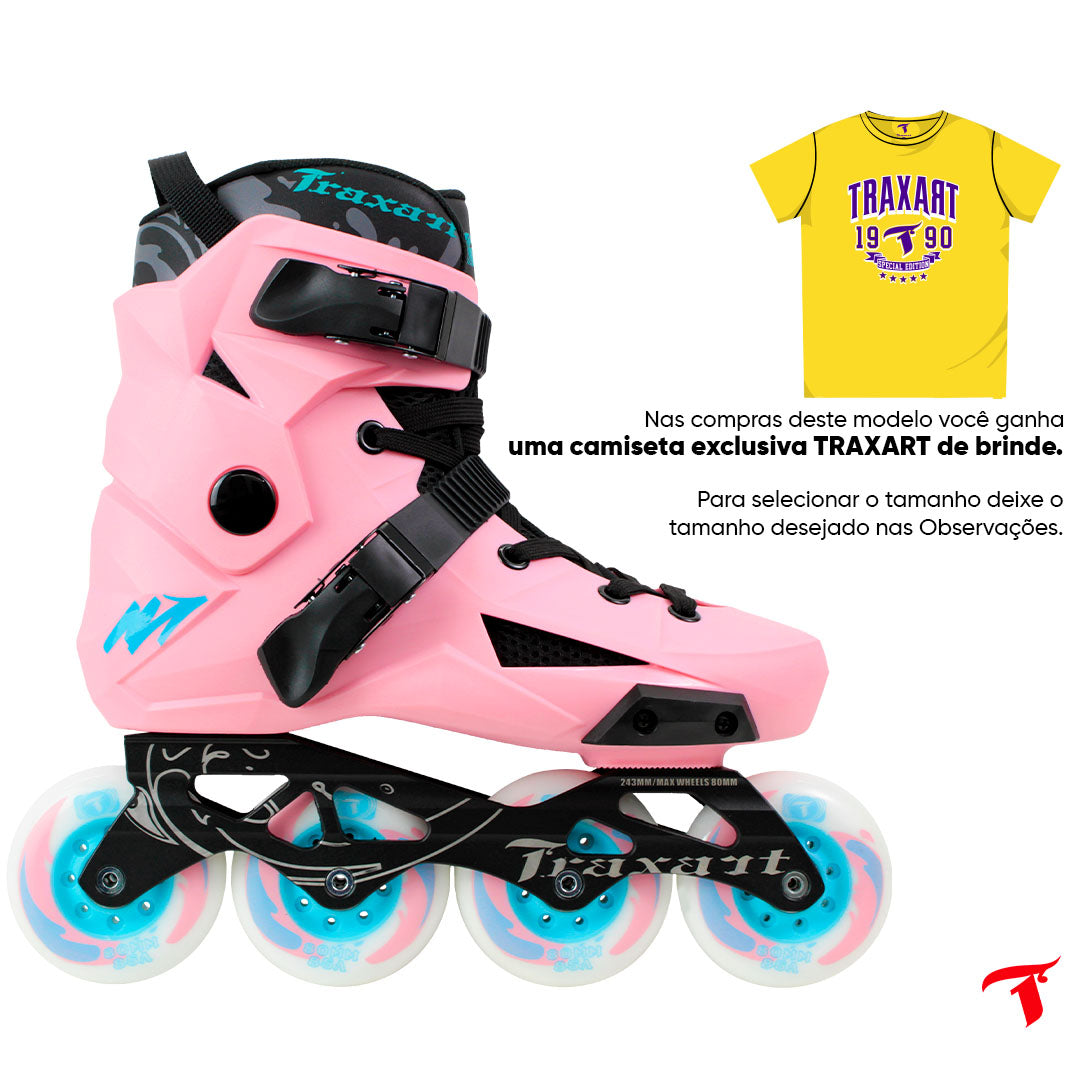 Patins Inline Freestyle Revolt Rose | Traxart