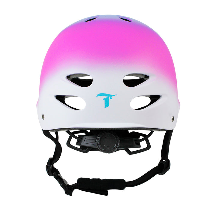 Capacete Intermediário Rainbow  Pink e Azul GC-209