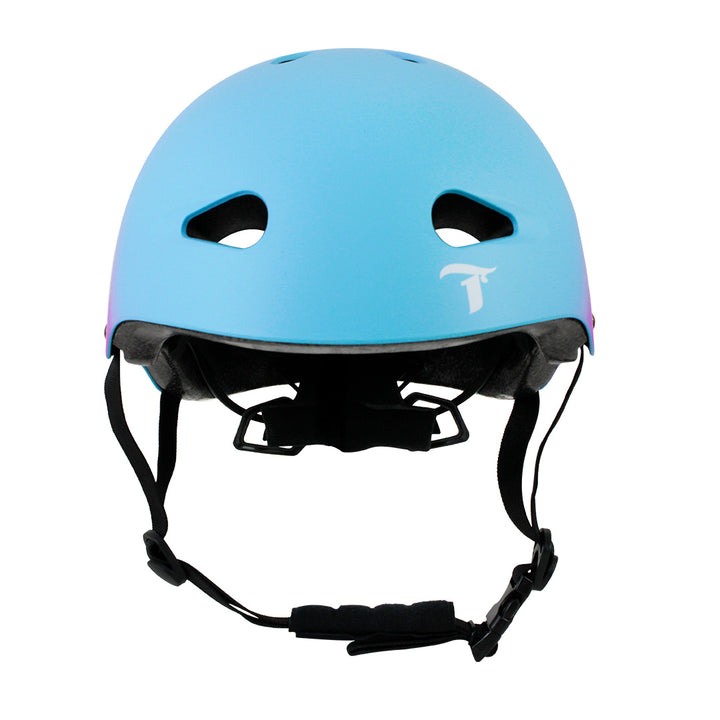 Capacete Intermediário Rainbow  Pink e Azul GC-209