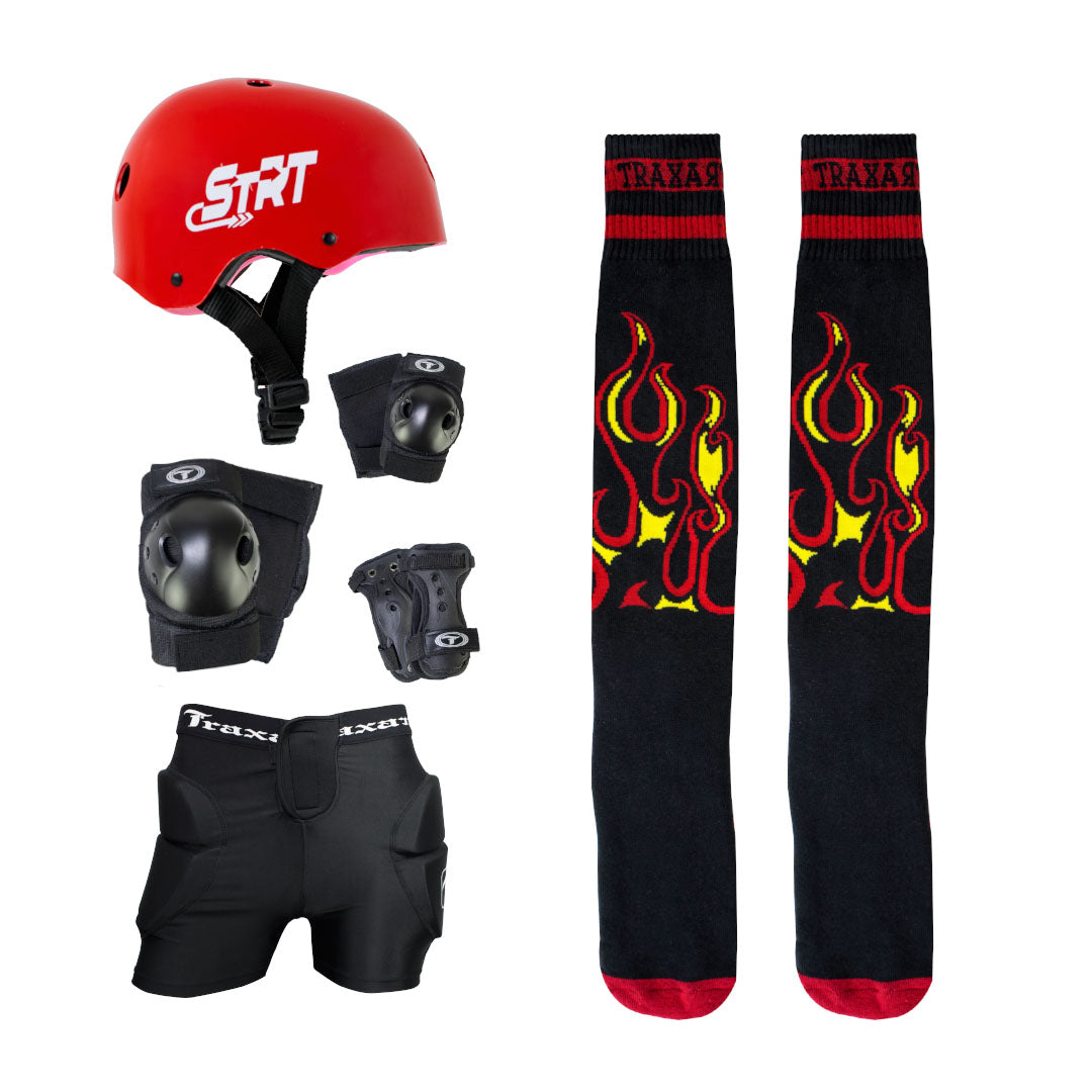 Kit Protetores + Meia inline Fire