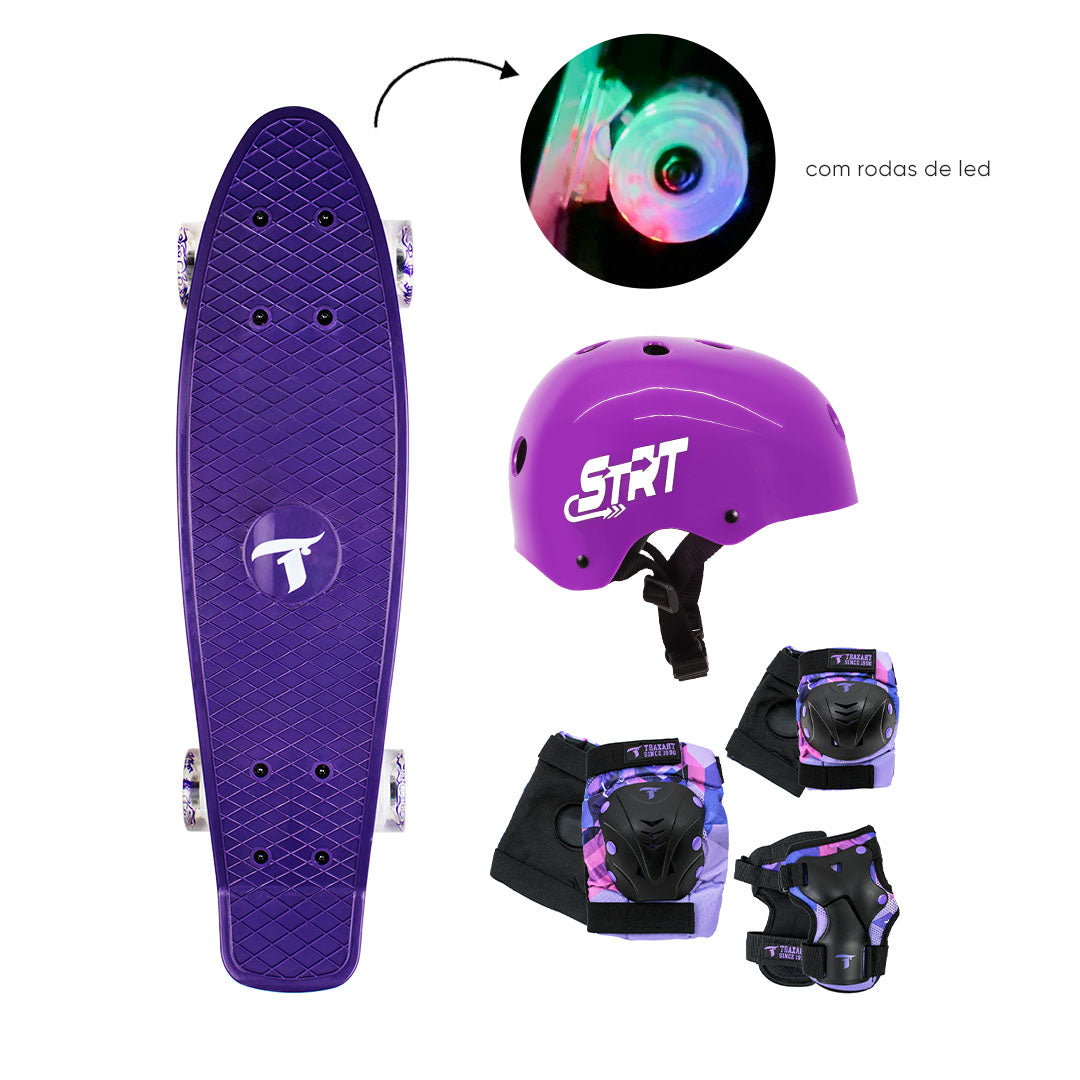 Kit Mini Cruiser Roxo