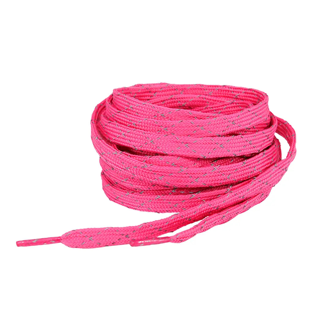 Cadarço para Patins Quad Pink com Refletivo