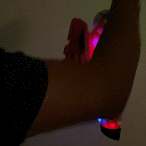 Patins Infantil Freemix Rosa Com Rodas de LED 70mm/83A