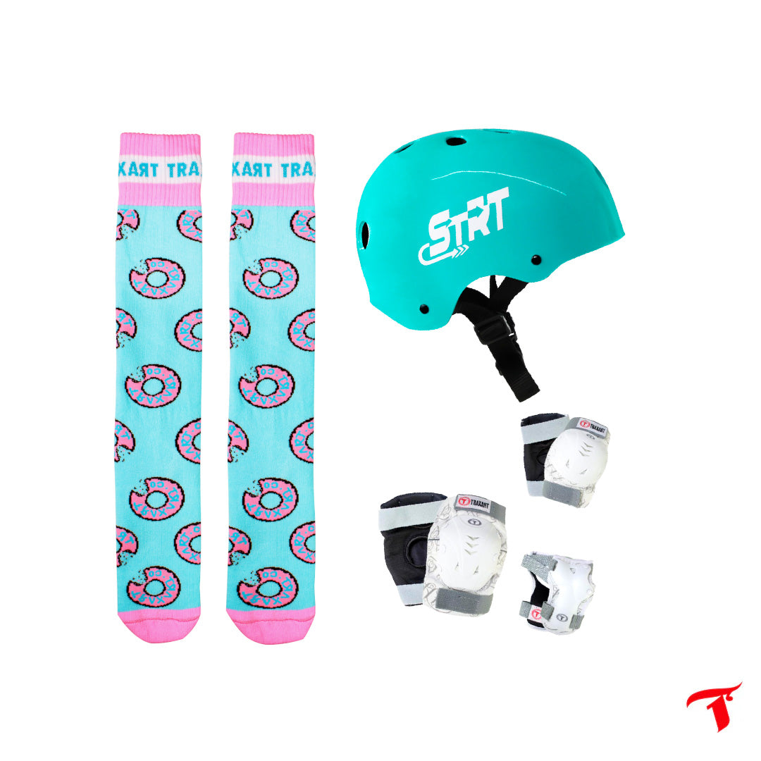Kit Protetor + Meia Inline Donuts