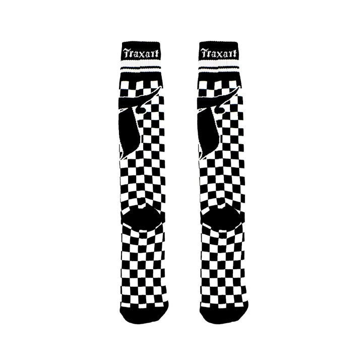 Meia Inline Desenhada Xadrez GB-194