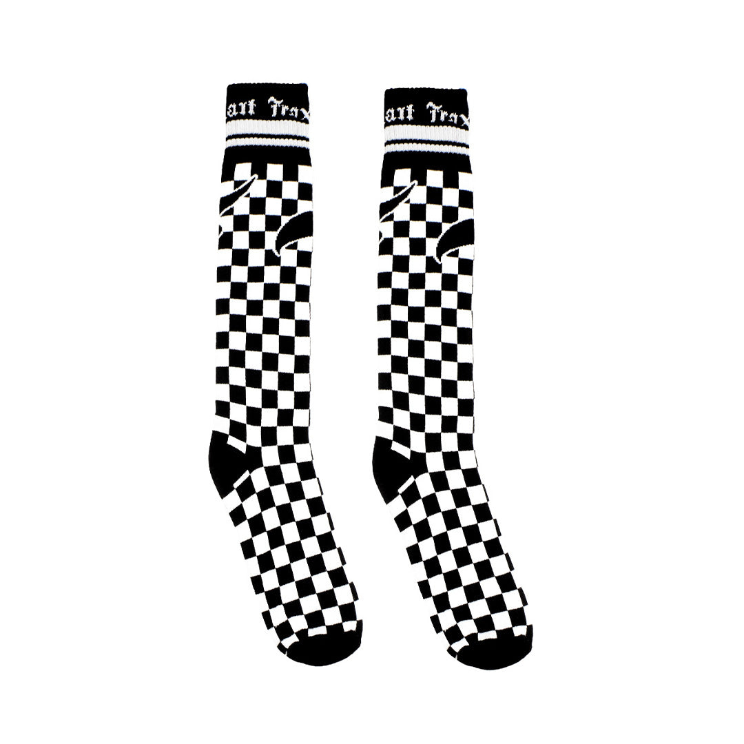 Meia Inline Desenhada Xadrez GB-194