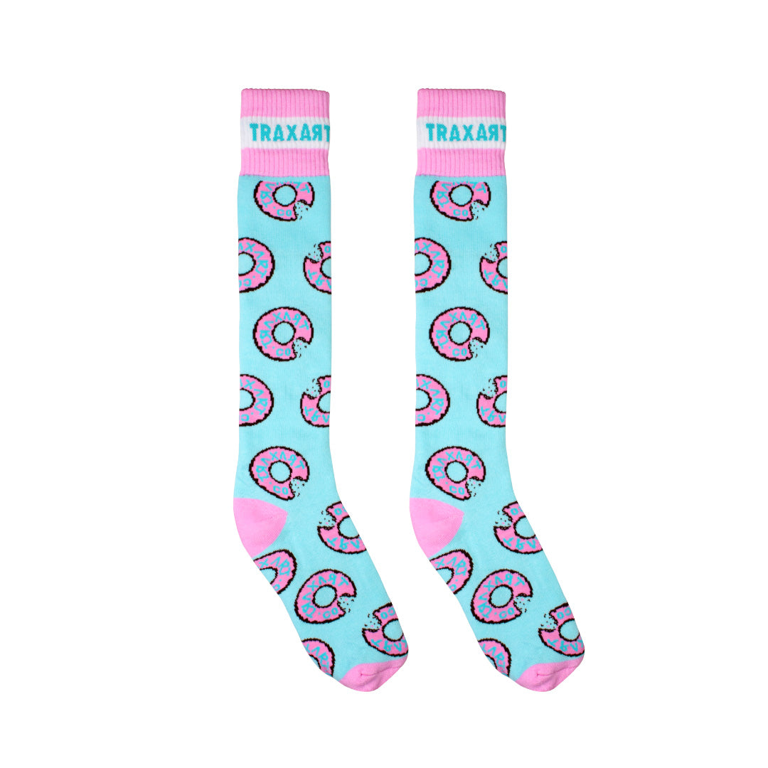 Meia Inline Desenhada Donuts DY-100