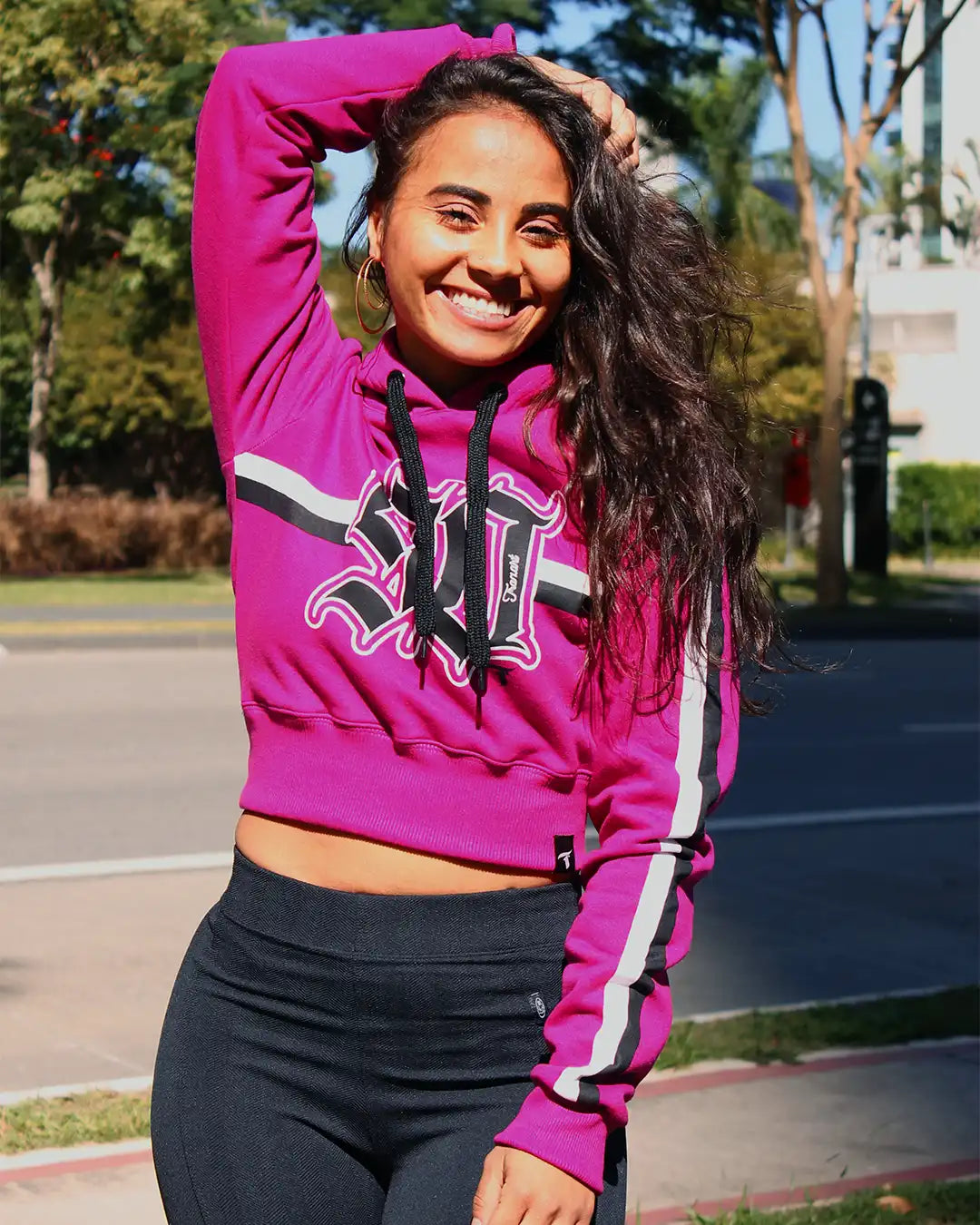 Moletom Cropped Feminino Traxart An mona FA 021