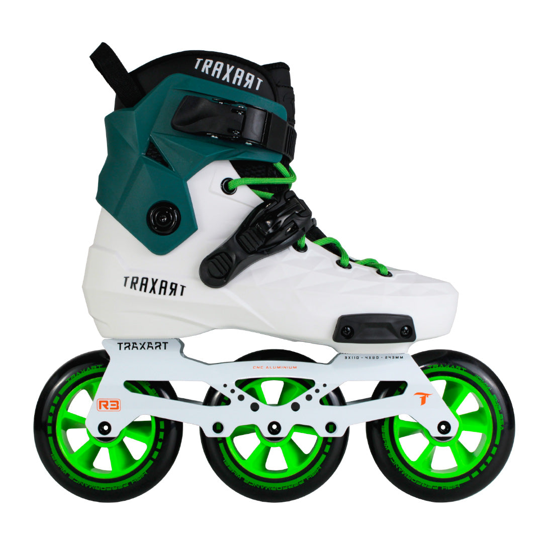 Patins Custom Personalizado Branco e Verde