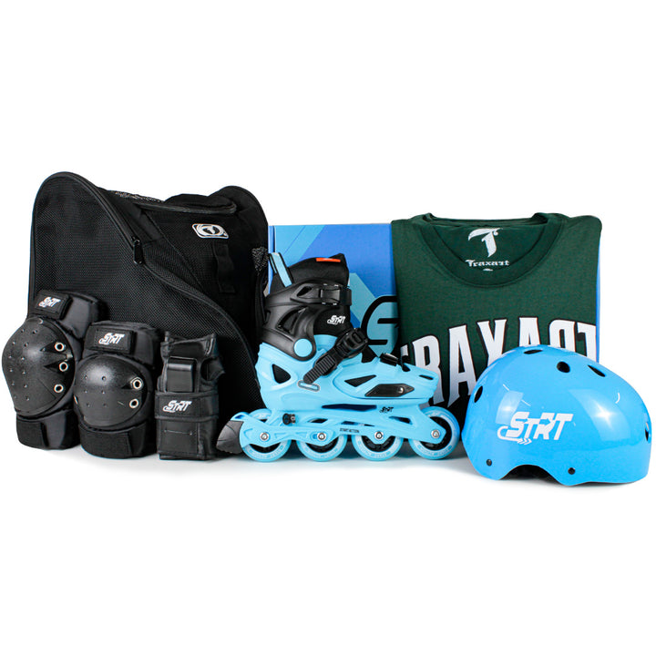 Kit infantil STRT Azul com Mochila + (Brinde)