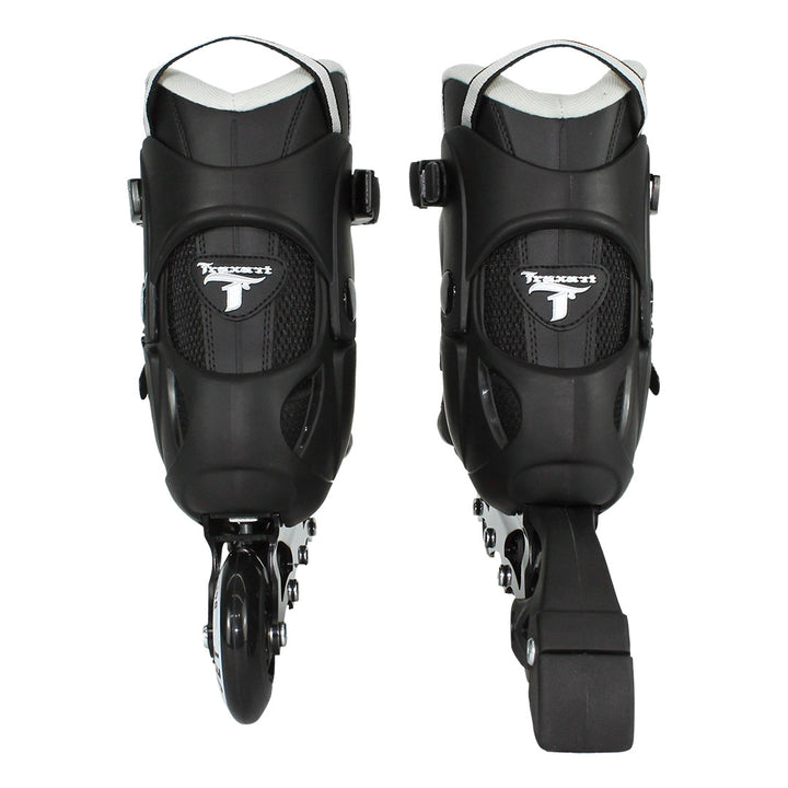 Patins Inline Fitness Jet Preto - 84mm/82A ABEC-9 Cromo