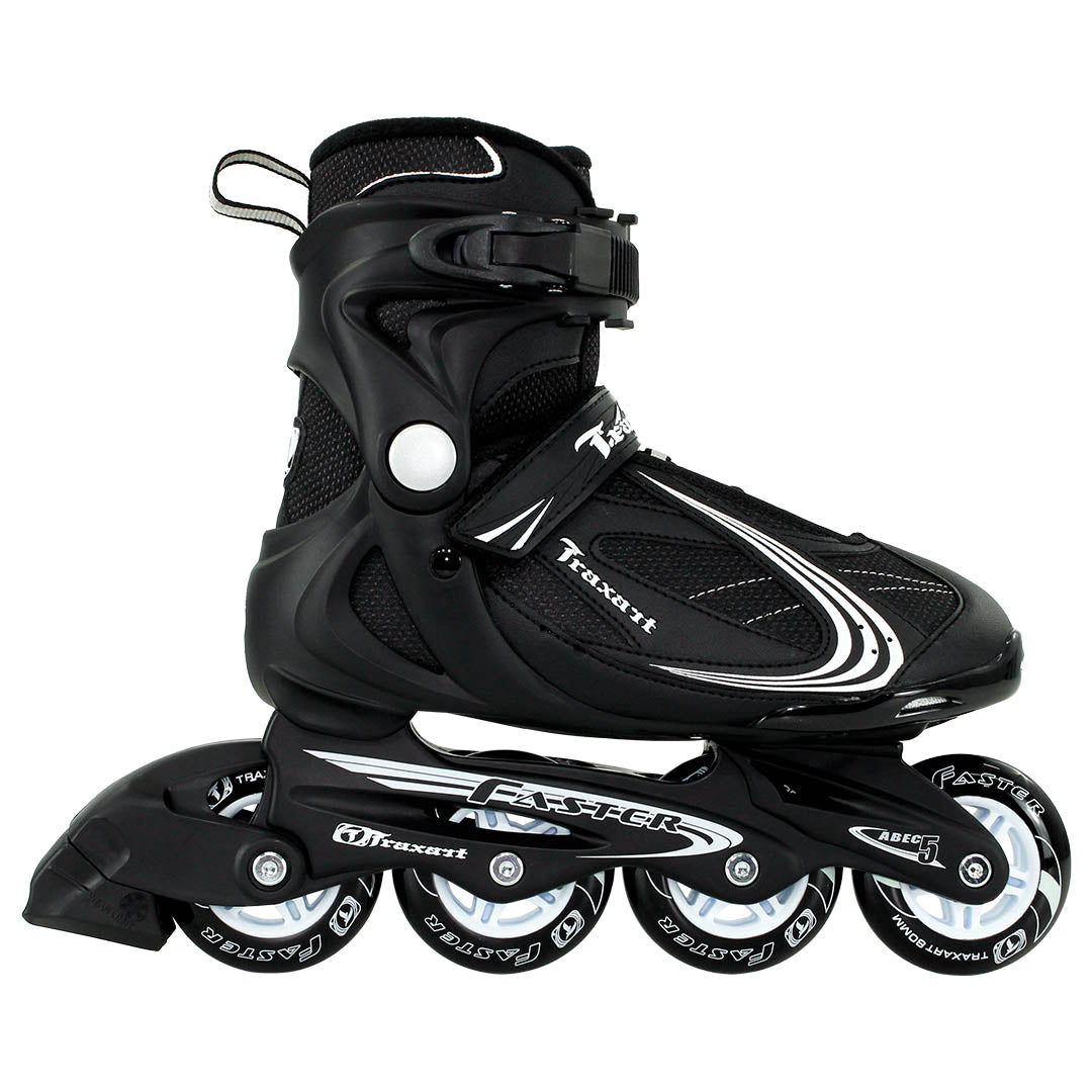 Patins Faster Preto - 80mm ABEC-5 – Traxart