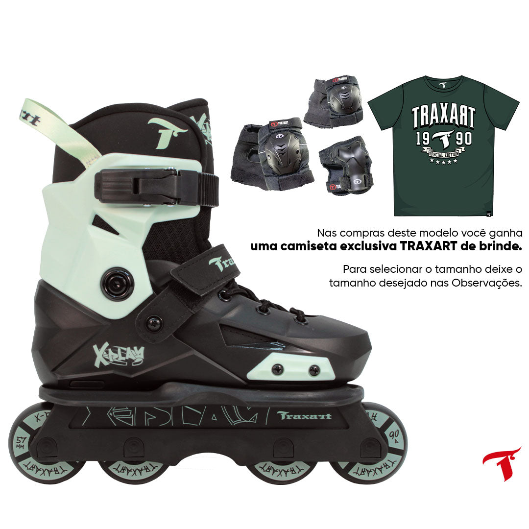 Patins Infantil X-Play + Protetor DR-029