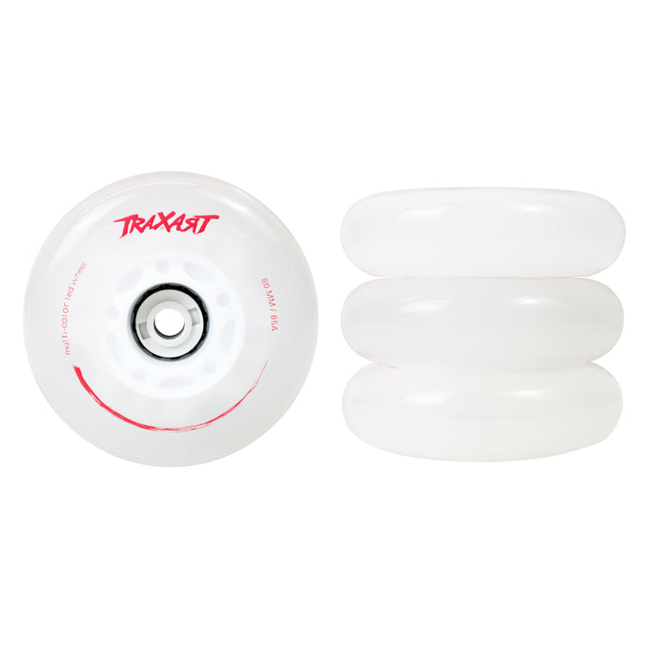 Jogo de Rodas LED Multicolor 80mm/85A