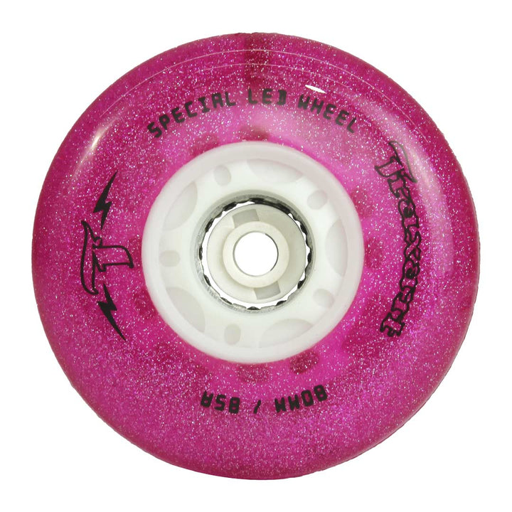 Jogo de Rodas Glitter LED Special Pink 80mm/85A