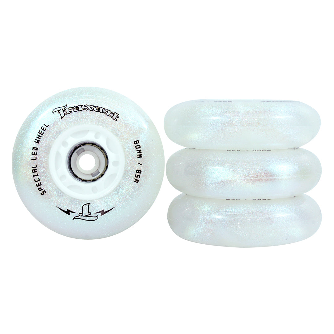Jogo De Rodas LED Special Silver 80mm/85A