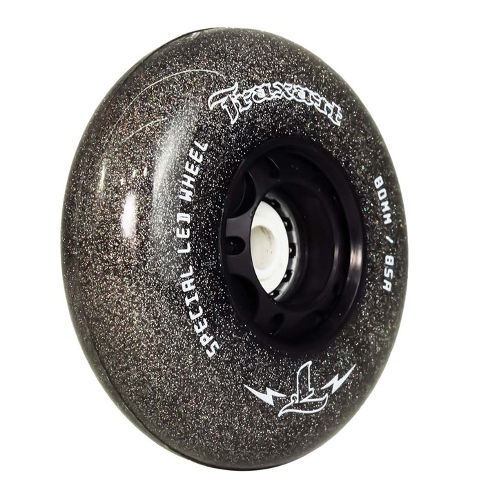 Jogo de Rodas Glitter LED Special Preta 80mm/85A