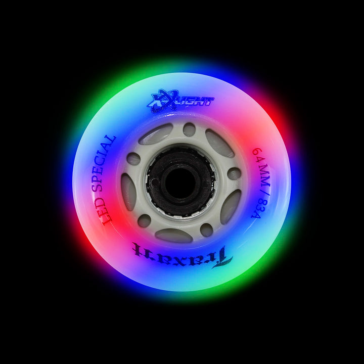 Jogo de Rodas LED Especial X-Light 64mm