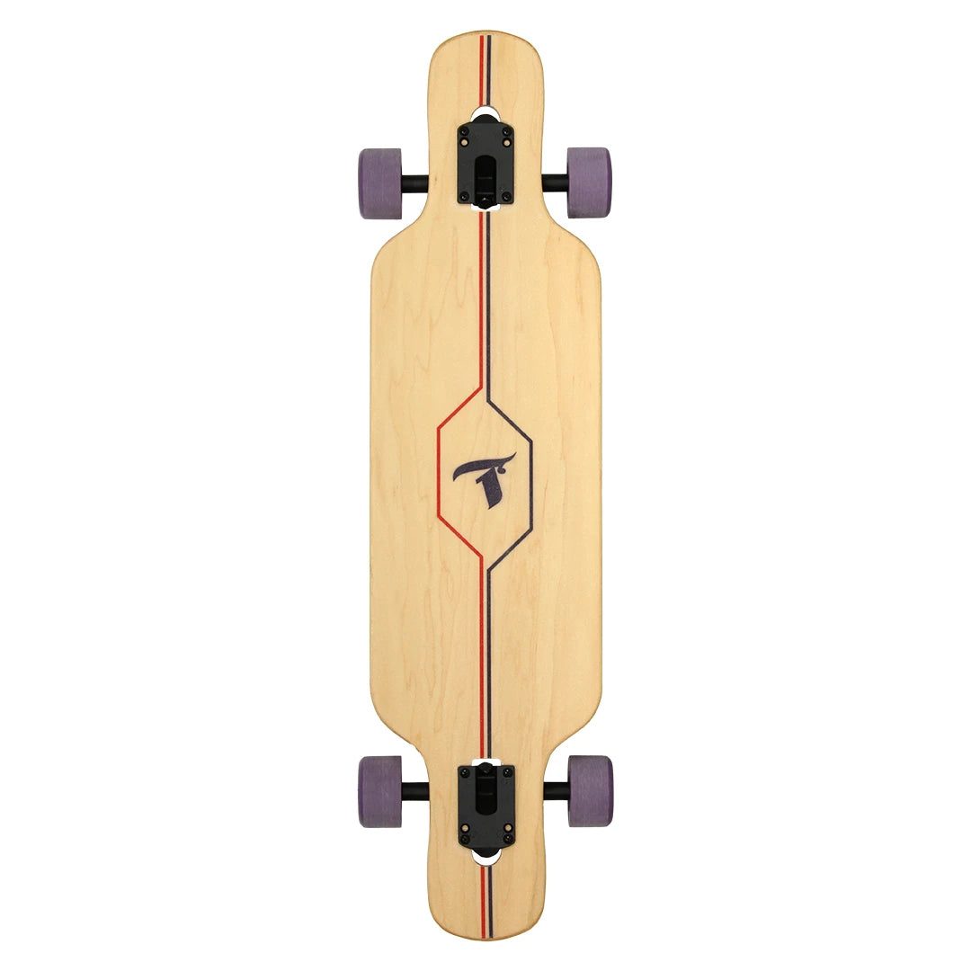 Longboard Drop-Through Simétrico Huler  34" FA-094
