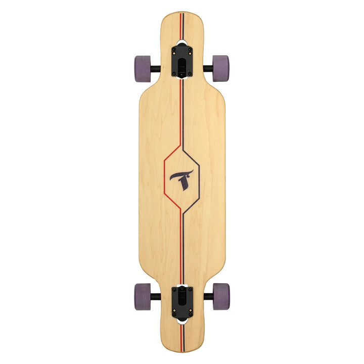 Longboard Drop-Through Simétrico Huler  34" FA-094