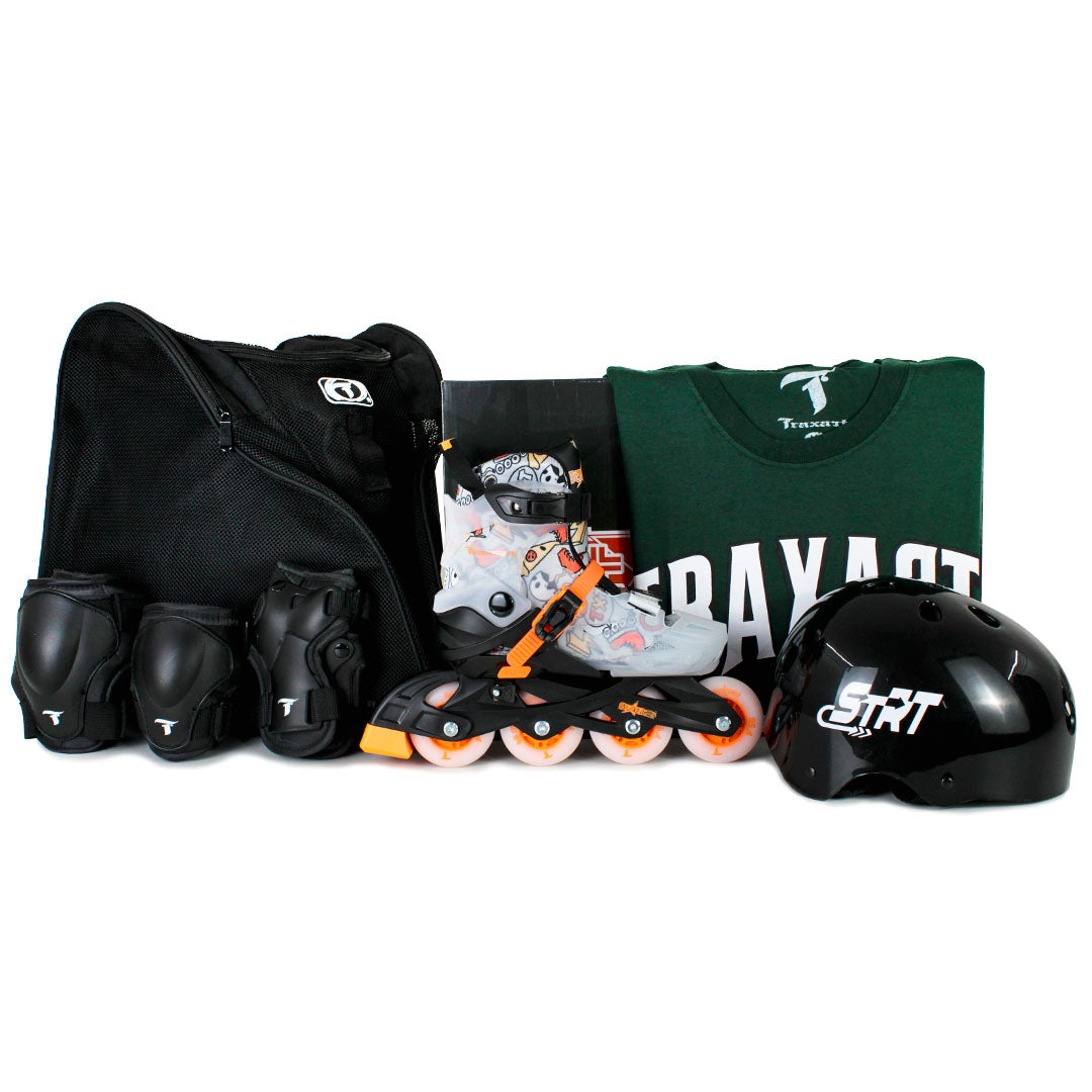 Kit infantil StarLight Preto com Mochila (Brinde) – Traxart