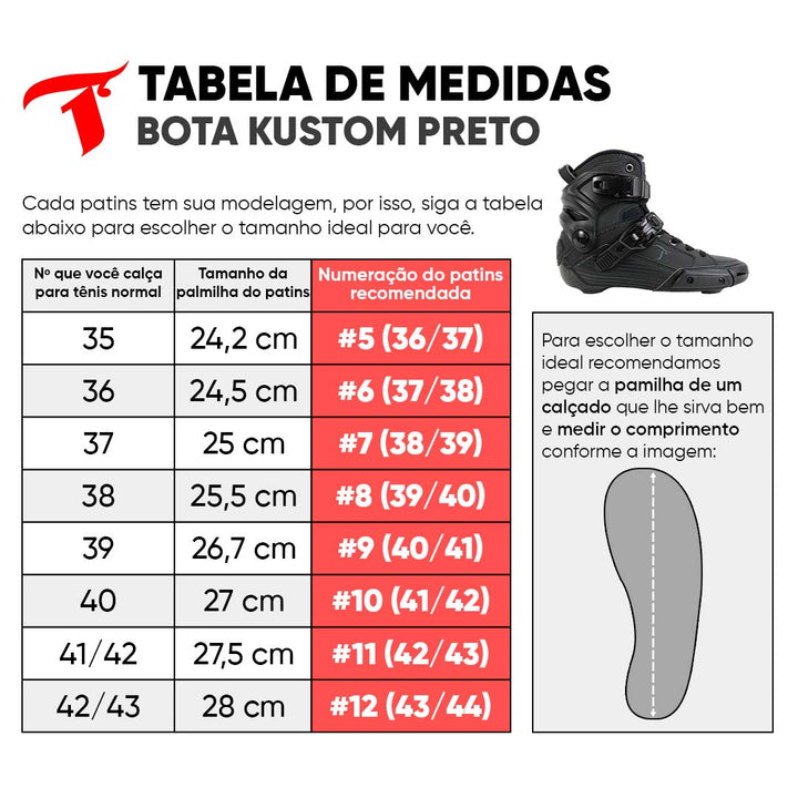 Bota Freestyle Traxart Kustom Carbono Preto