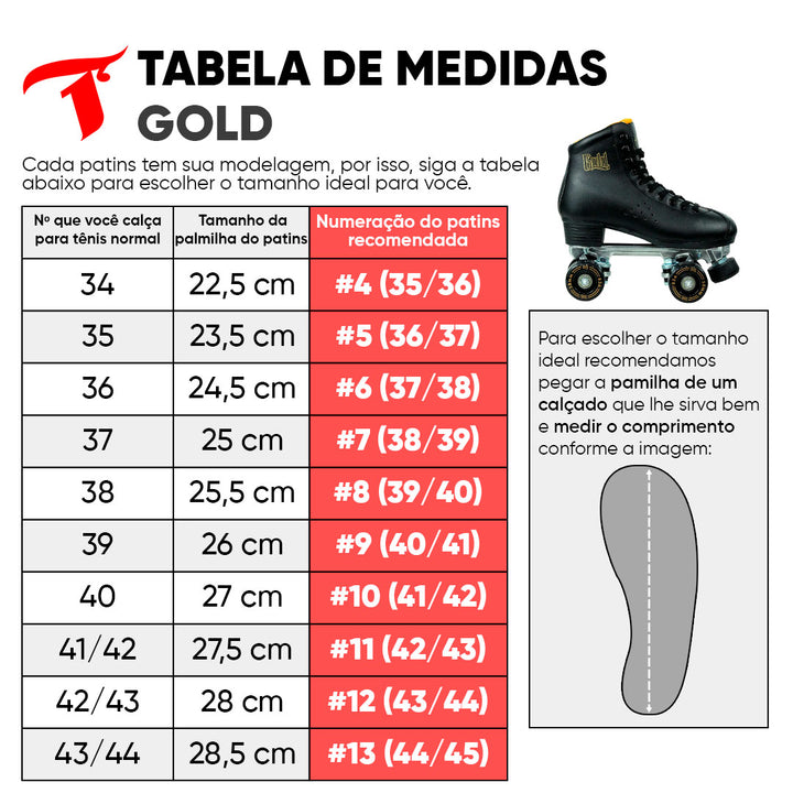 Kit Quad Gold Preto + (Brinde)