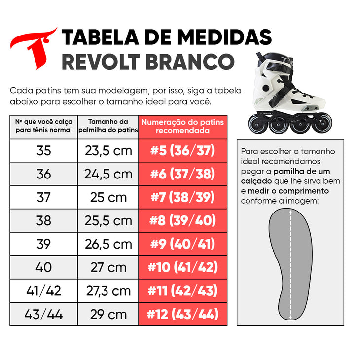 Kit Intermediário Revolt Branco + (Brinde)