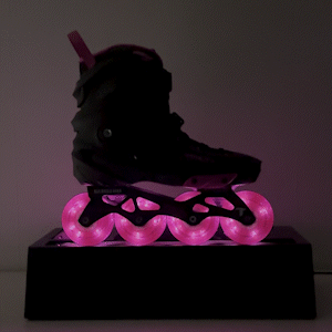 Patins Volt + 2.0 Rosa + Roda de LED Pink 80mm/85A