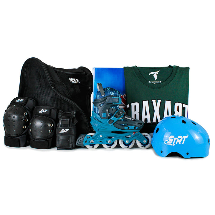 Kit infantil X-light Azul com Mochila + (Brinde)