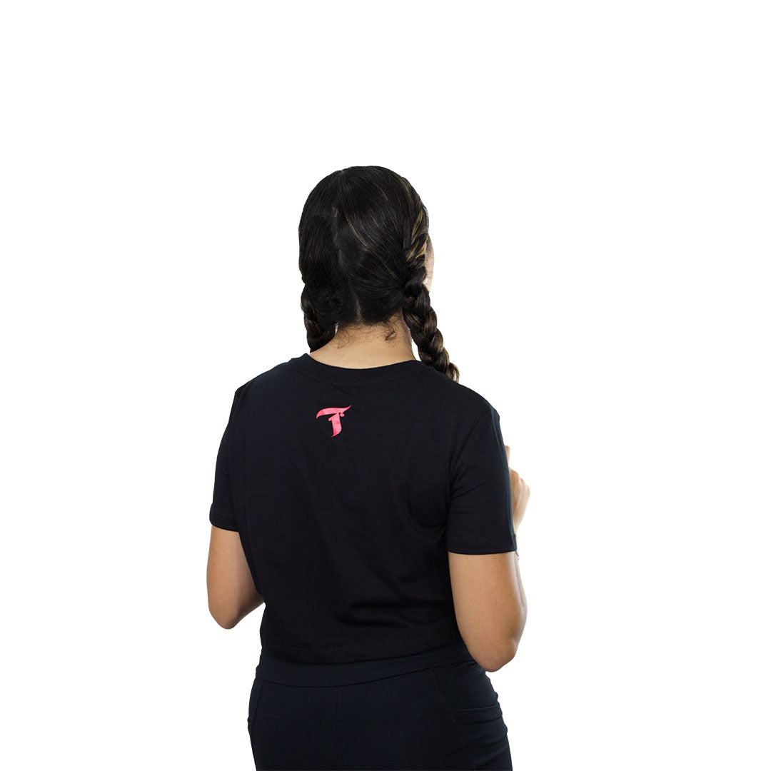 Blusinha Cropped Feminina Traxart 1990 - Preta