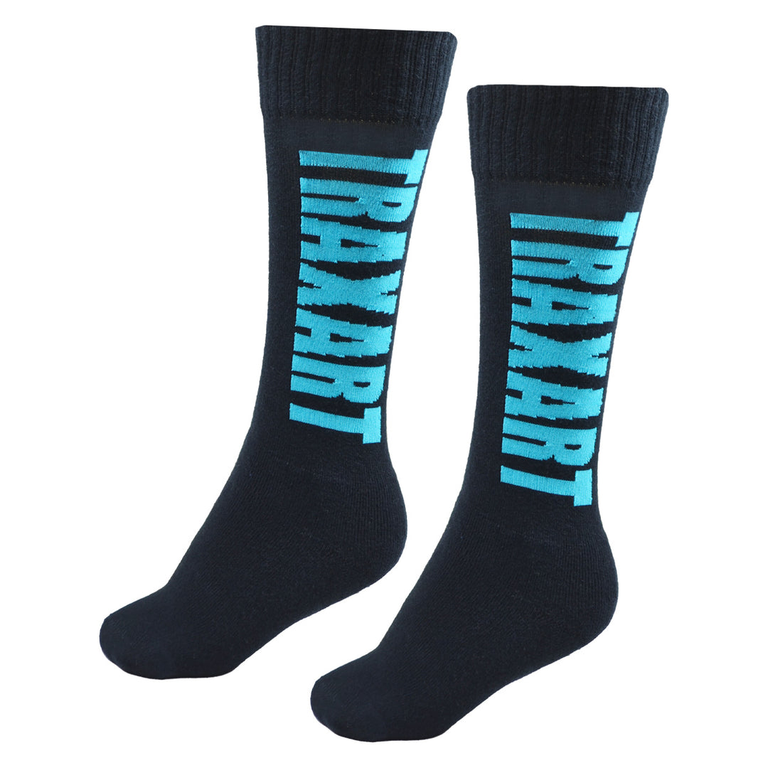 Meia Inline Traxart Preto e Azul