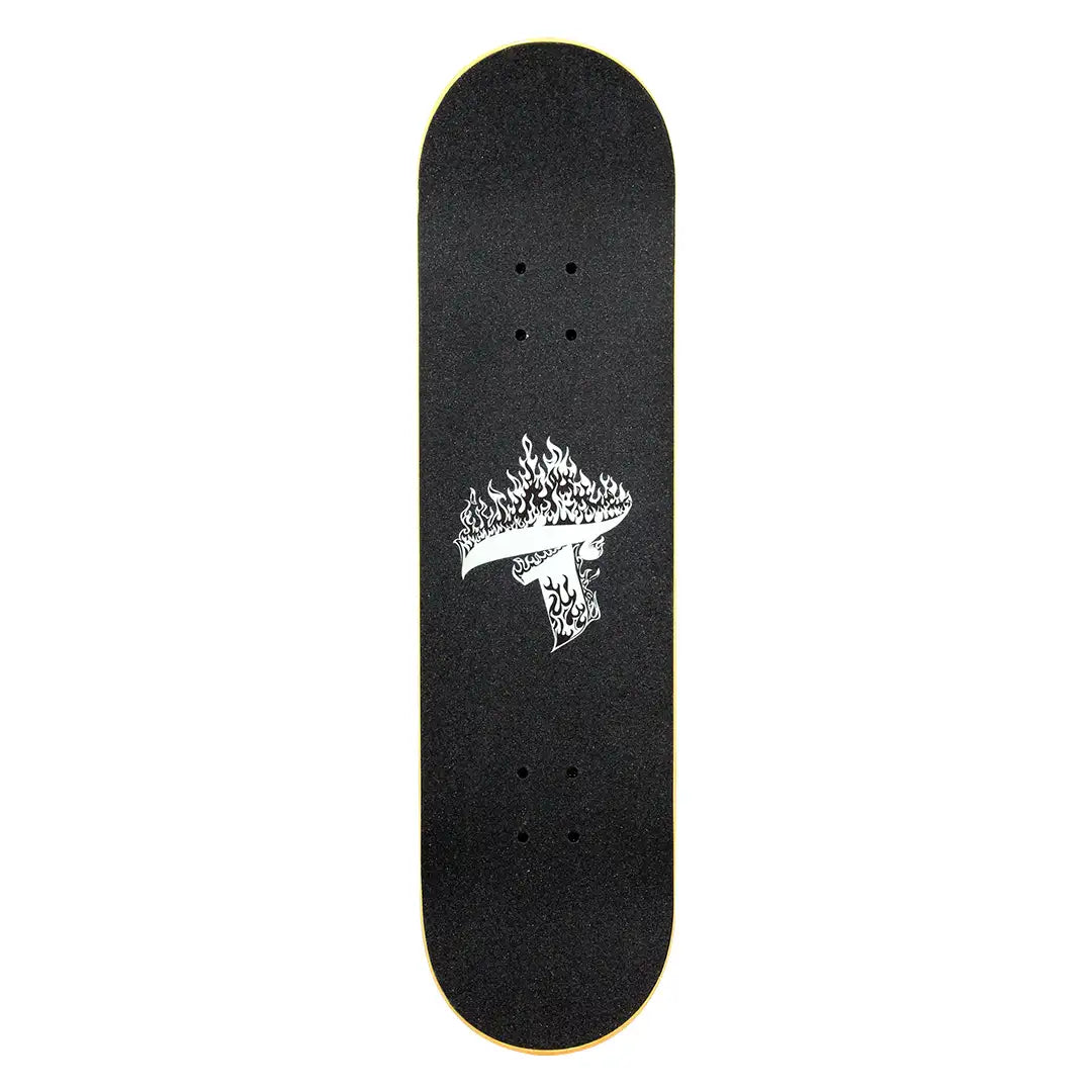 Skate Profissional Fire Preto e Vermelho DZ-277