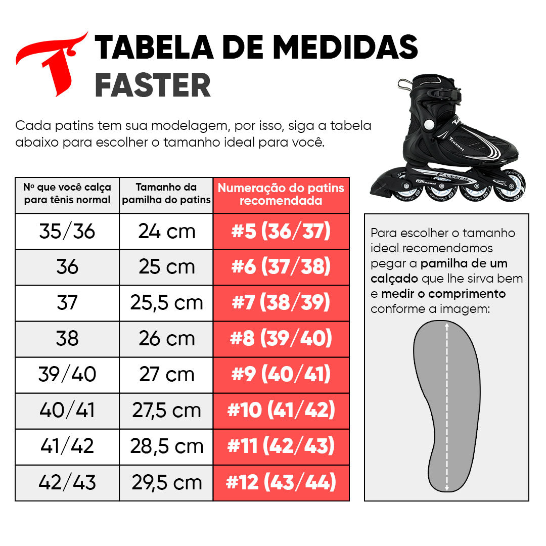 Kit Iniciante Faster Preto