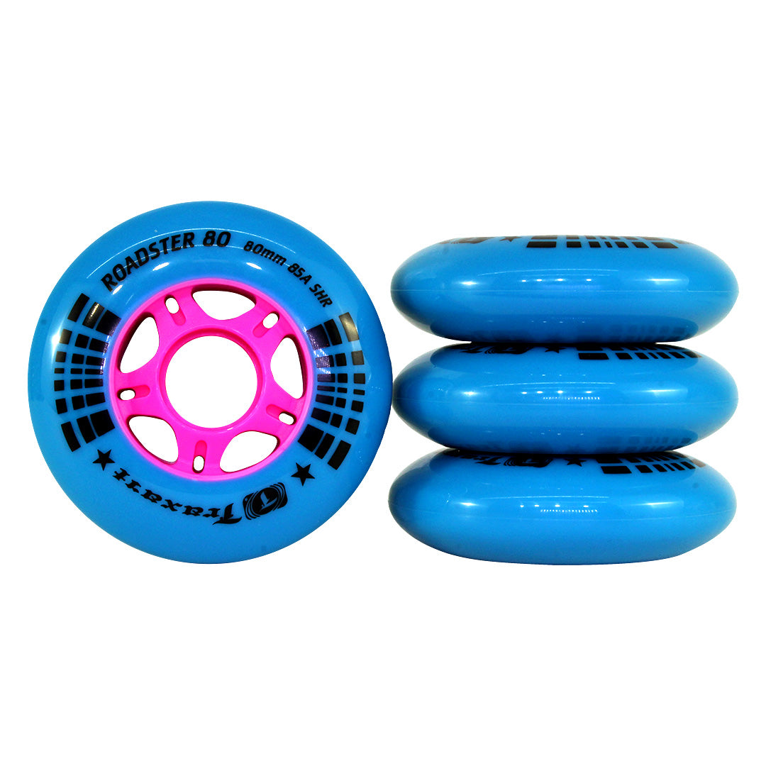 Jogo de Rodas Roadster 80 Azul - 80mm/85A DR-023