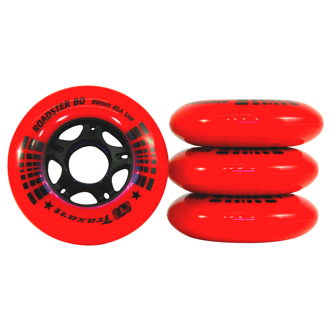 Jogo de Rodas Roadster 80 Vermelha - 80mm/85A DR-023