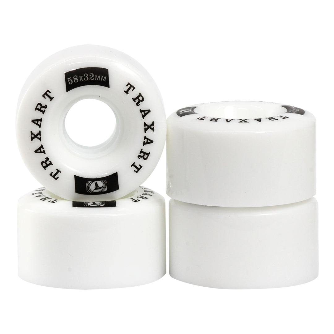 Jogo de Rodas White 58mm x 32mm/83A DY-156