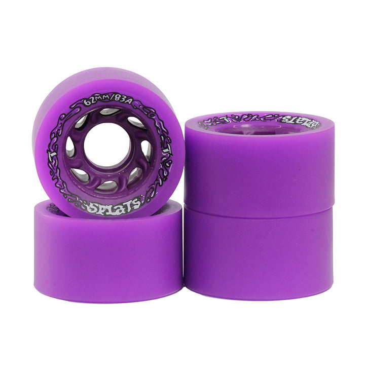 Jogo de Rodas Splats Roxo 62mm x 40mm/83A