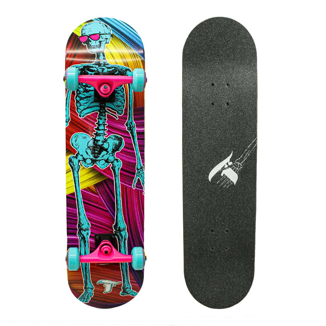 Skate X-Pro Skeleton Azul | TRAXART – Traxart
