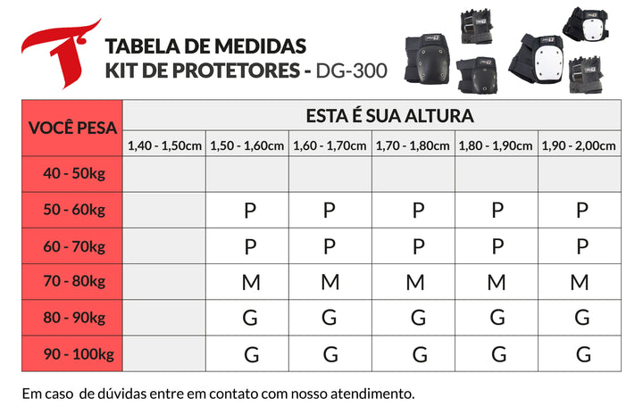 Kit de Proteção Traxart Pro-T DG-300