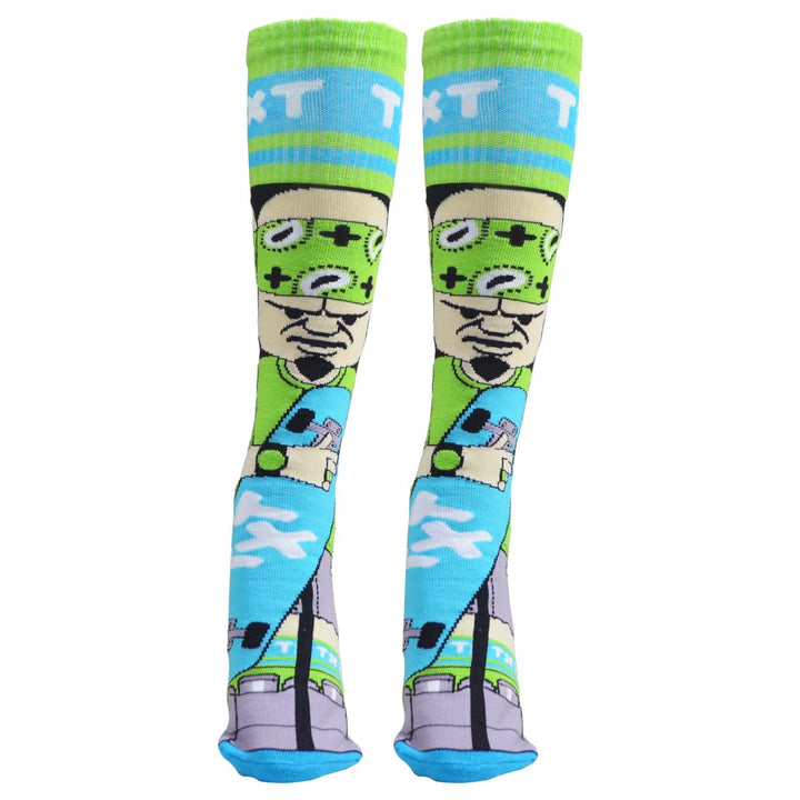 Meia Inline Desenhada Green Buddy DZ-079