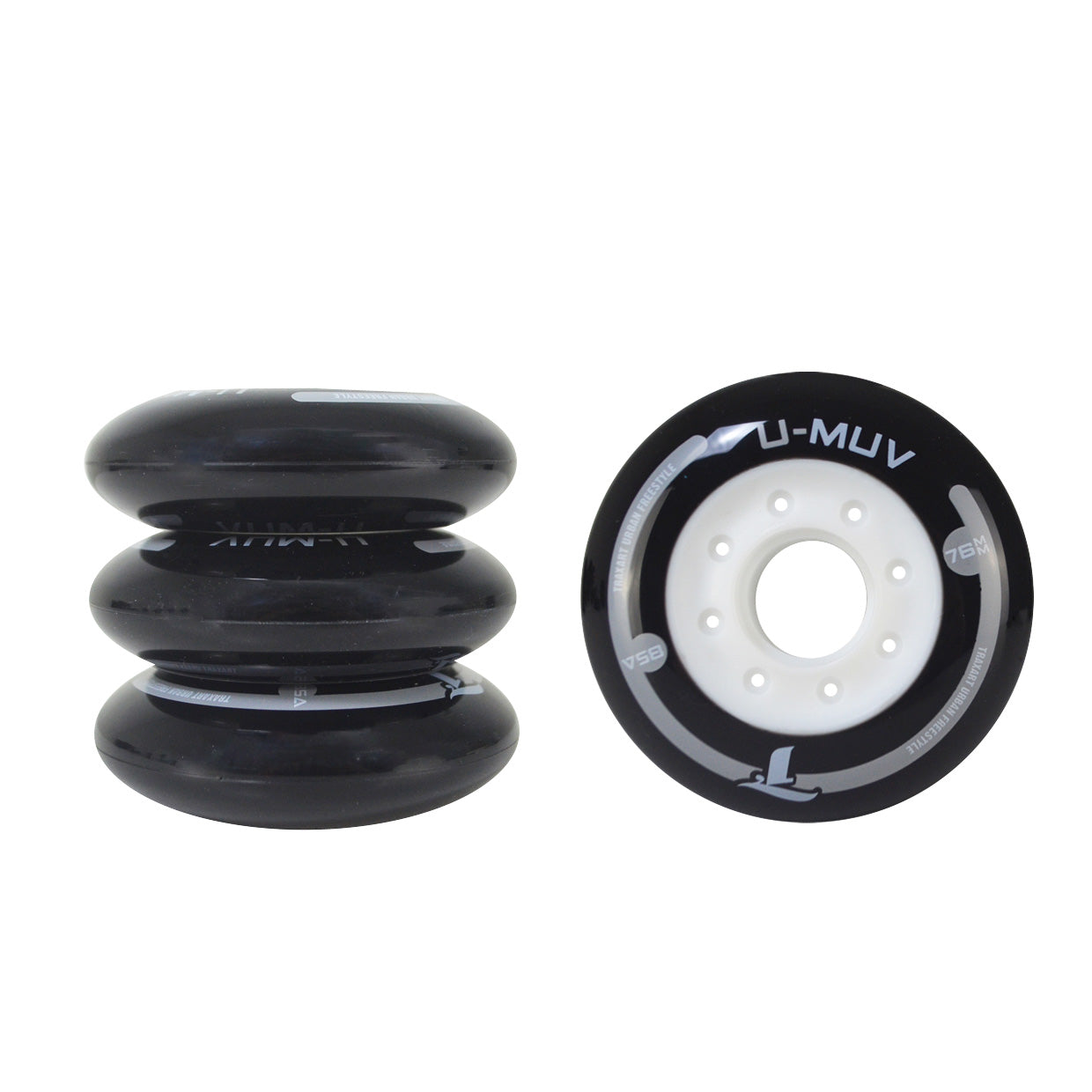 Jogo de Rodas Freestyle U-Muv 76mm/85A