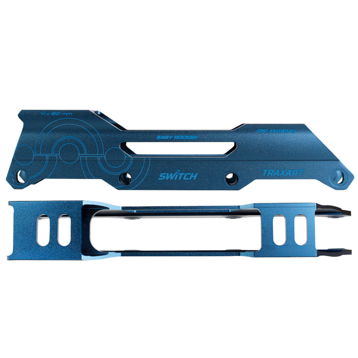 Base Switch Para Patins Freestyle 4 Rodas 80mm - Azul