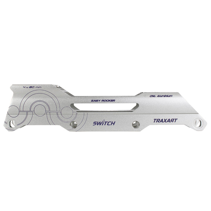 Base Switch Para Patins Freestyle 4 Rodas 80mm - Cinza