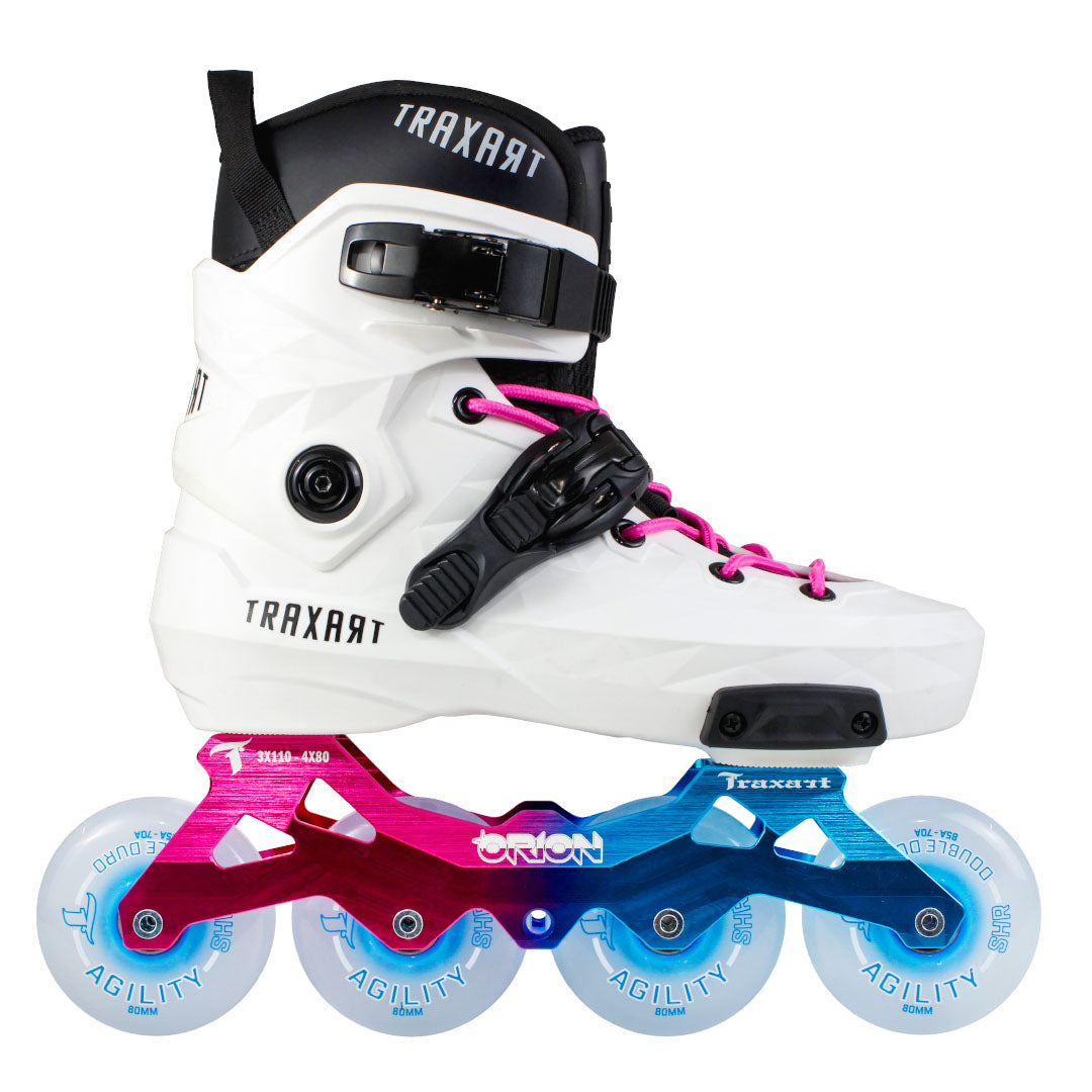 Patins Custom + Base Híbrida Orion + Rodas AGILITY 80mm