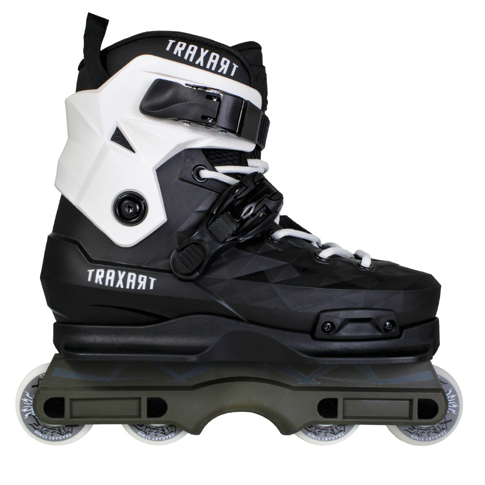 Bota Custom Preta com Base Street - Branca