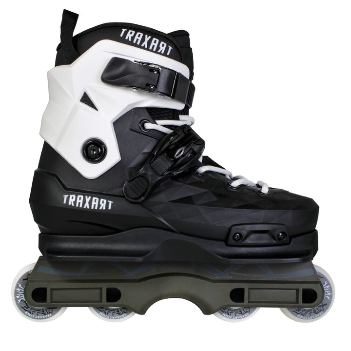 Bota Custom Preta com Base Street - Branca